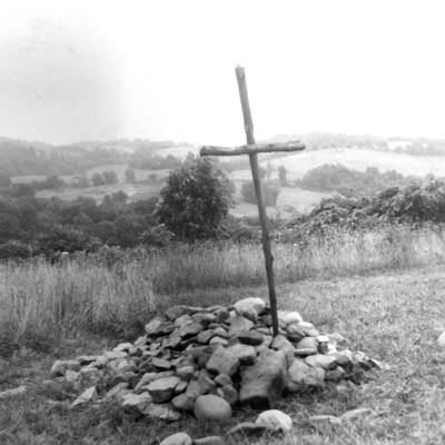 Original Vesper's cross at Camp Otyokwah