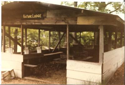 Old nature lodge at Camp Otyokwah