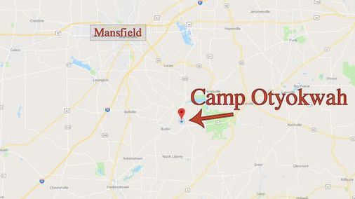 Google Maps Showing Camp Otyokwah